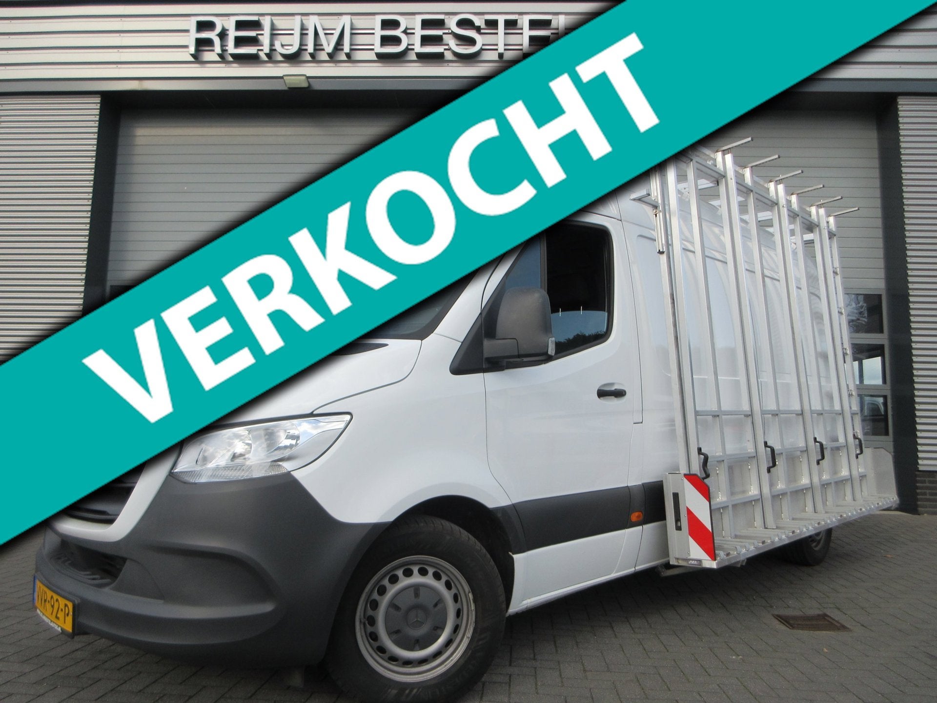Mercedes-Benz Sprinter L2H2 Euro 6 Automaat, Glasresteel, Gl, Euro 6, 4 cilinders, 150 pk, Wit