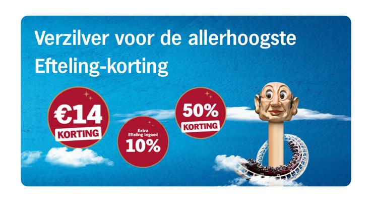 AH zegels voor Efteling actie tot € 14,00 korting op tickets, Verzamelen, Supermarktacties, Albert Heijn, Ophalen