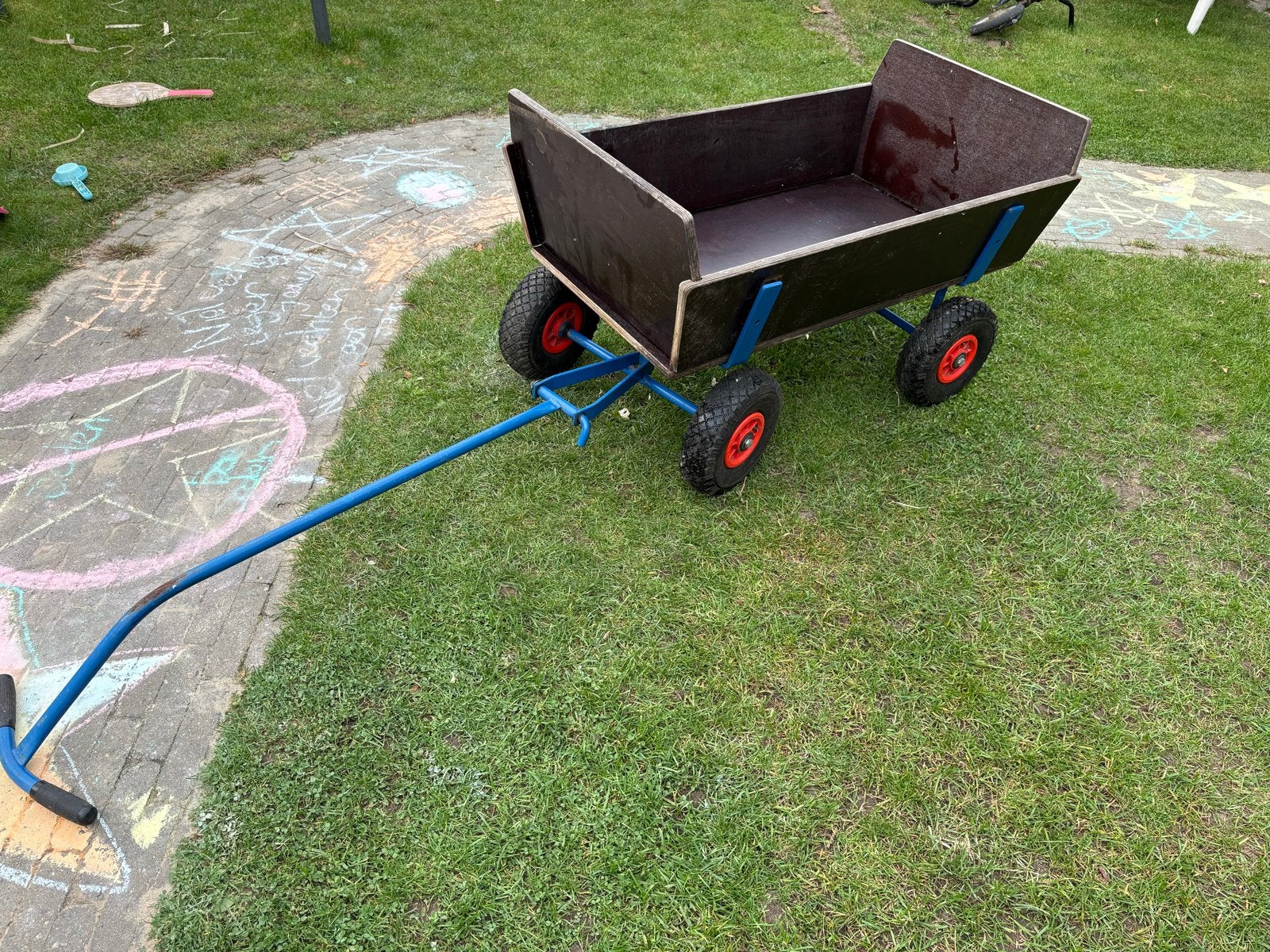 Stevige bolderkar voor tuin en plezier, Ophalen of Verzenden, Gebruikt
