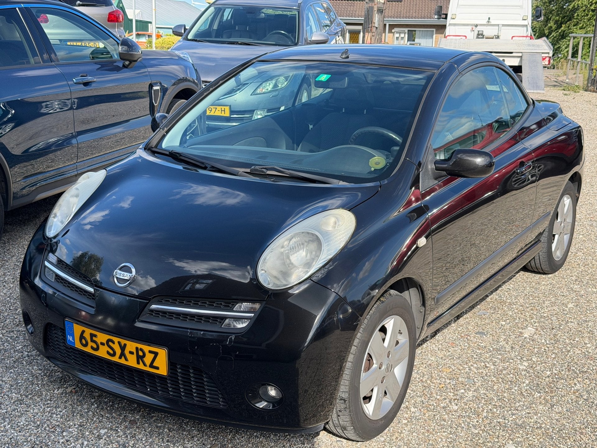 Nissan Micra C+C 1.6 Tekna Automaat Clima Cruise PDC LMV Sto, Auto's, Gebruikt, 750 kg, 4 cilinders, Cabriolet