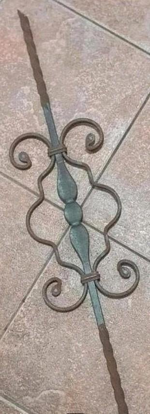 6x smeedijzer barok ornament., Ophalen of Verzenden