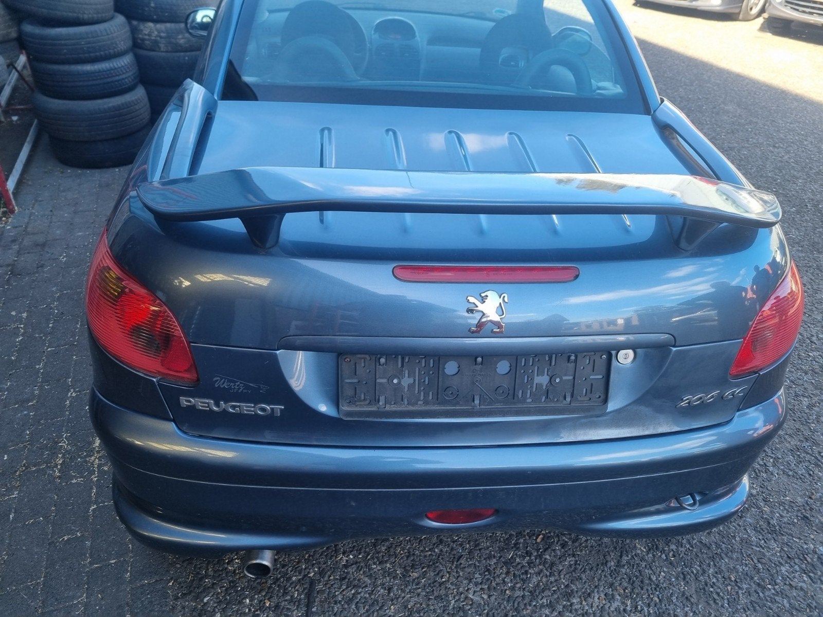 Peugeot 206 cc Spoiler, Ophalen of Verzenden, Voor, Peugeot, Achterklep