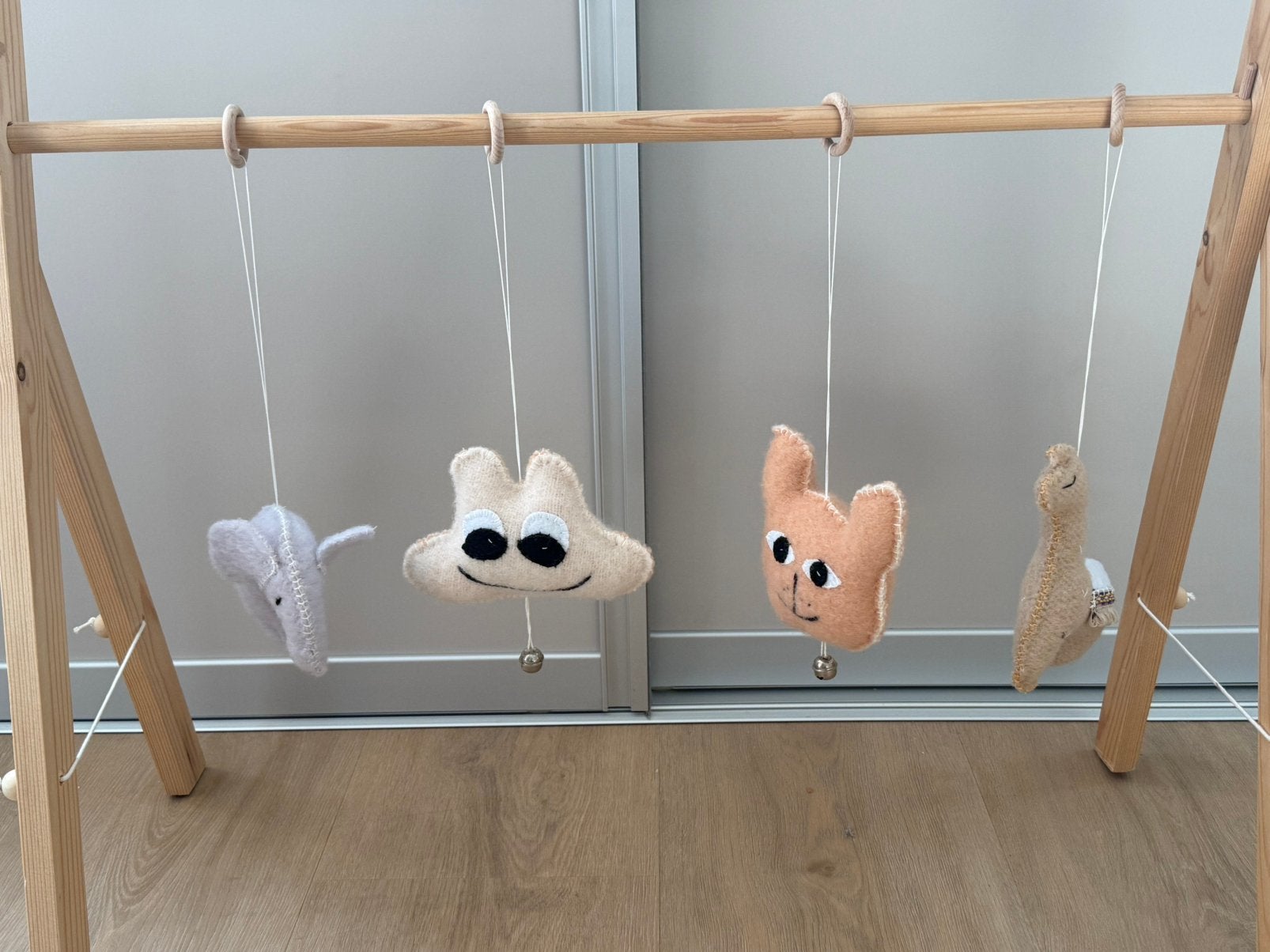 Baby gym van hout, Ophalen, Zo goed als nieuw, Babygym