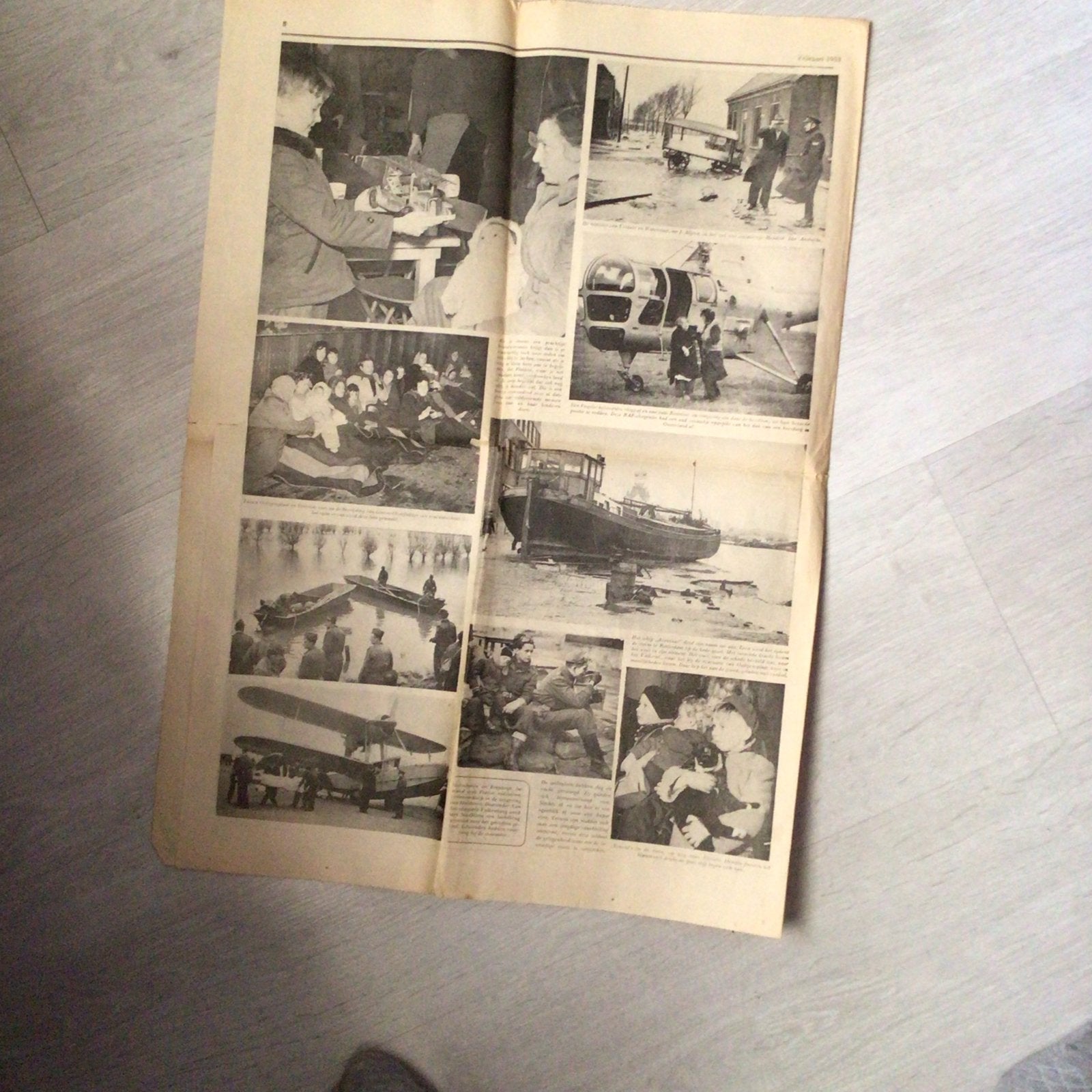 Het Rotterdamsch Parool - Watersnoodramp 1953, Ophalen of Verzenden, Gelezen, Krant