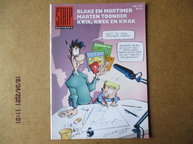 adv1296 stripschrift 324, Boeken, Eén stripboek, Ophalen, Gelezen