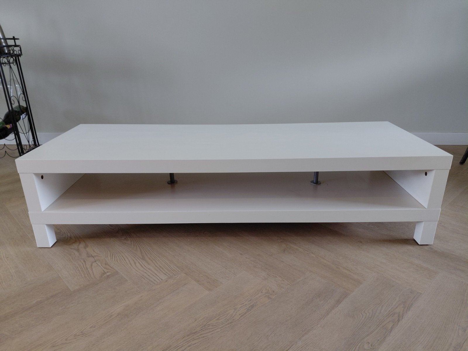 Wit IKEA TV-meubel zeer netjes, Ophalen, Gebruikt