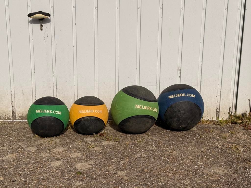 Meijers fitness medicine ballen, Ophalen of Verzenden, Zo goed als nieuw, Fitnessbal