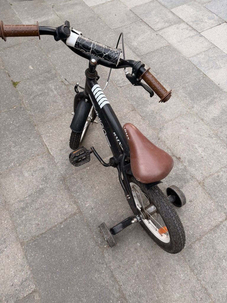 Kinderfiets, Ophalen, Terugtraprem, Zijwieltjes, Gebruikt