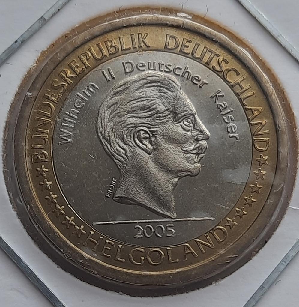 1 Euro 2005 Helgoland Oplage: 10.000., Ophalen of Verzenden, Duitsland, Losse munt