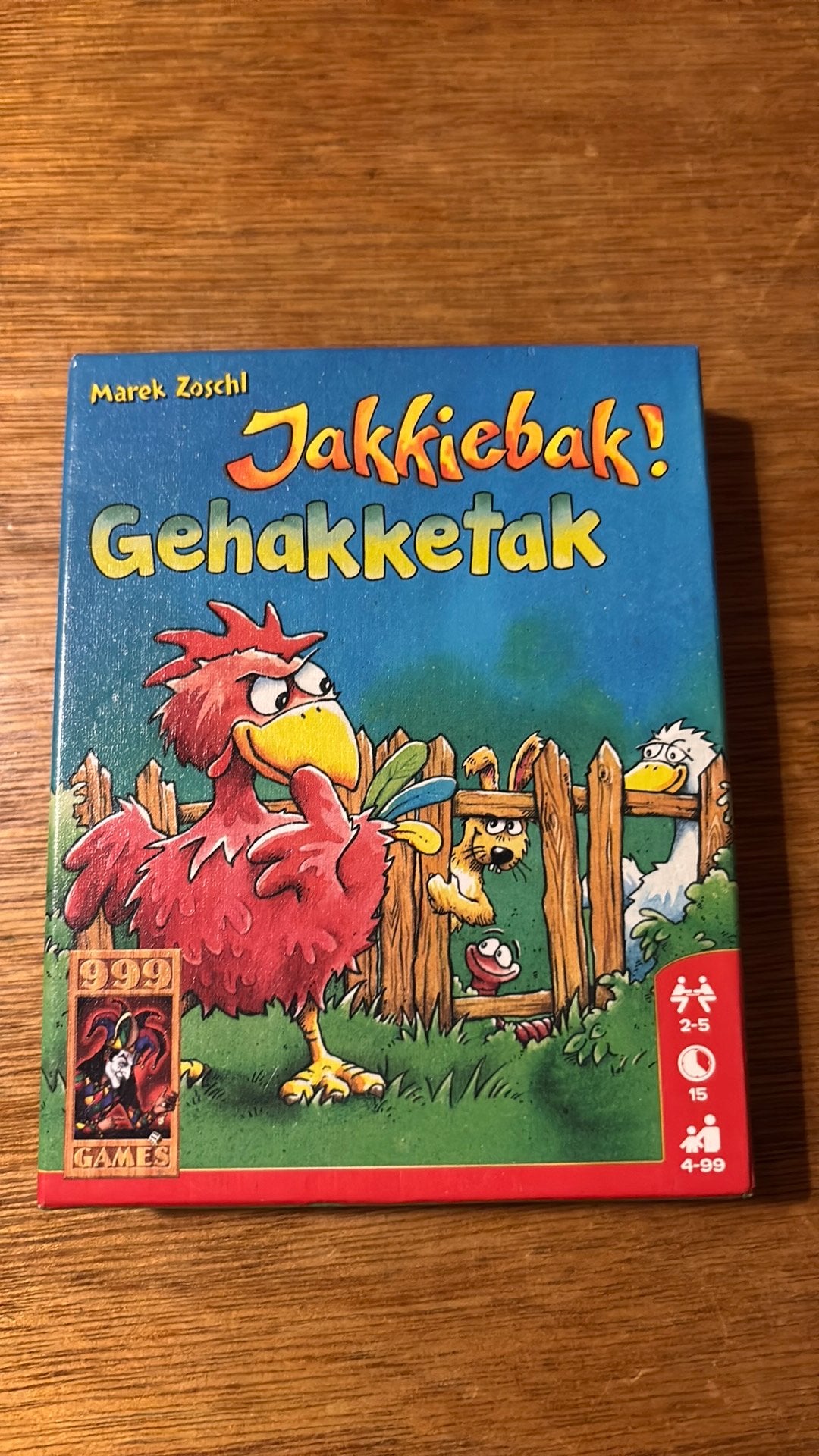 Jakkiebak Gehakketak spel, Ophalen of Verzenden, Zo goed als nieuw