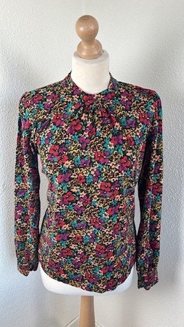 King Louie maat L bloemen top blouse 1460, Meerkleurig, Maat 42/44 (L), Ophalen of Verzenden, Zo goed als nieuw