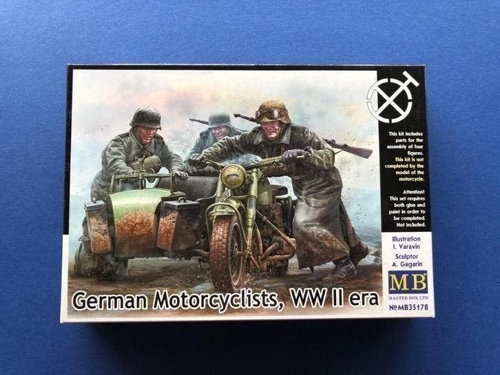 MASTERBOX	35178	German Motorcyclists	1/35, Verzenden, Nieuw, 1:35 tot 1:50