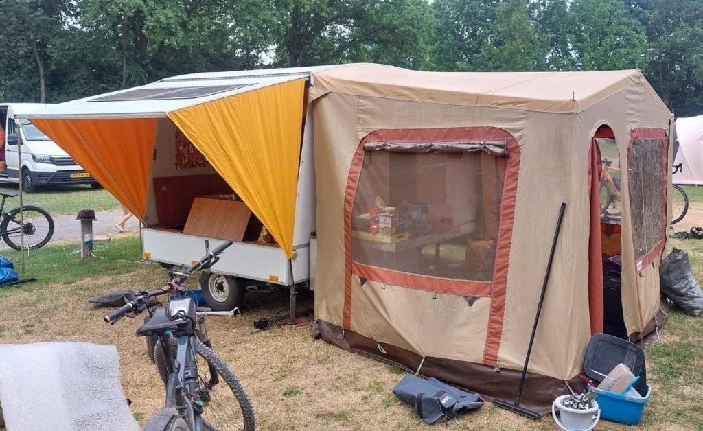 rapido confort matic klap caravan zeer compleet, 2 aparte bedden, Luifel, Treinzit, Tot en met 5