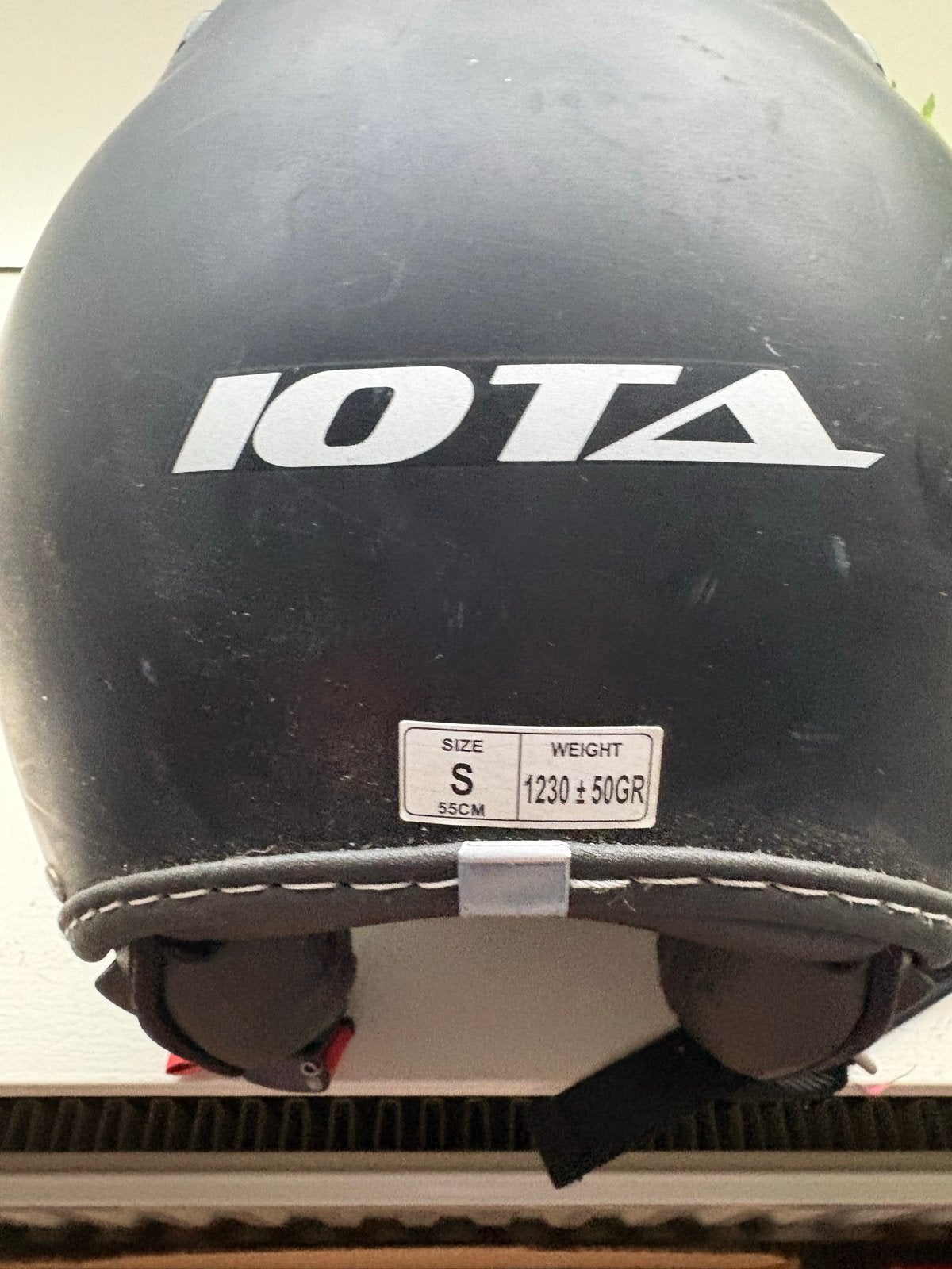 Iota Motorhelm Maat S - Zwart, Overige merken, Heren, Jethelm, Ophalen of Verzenden