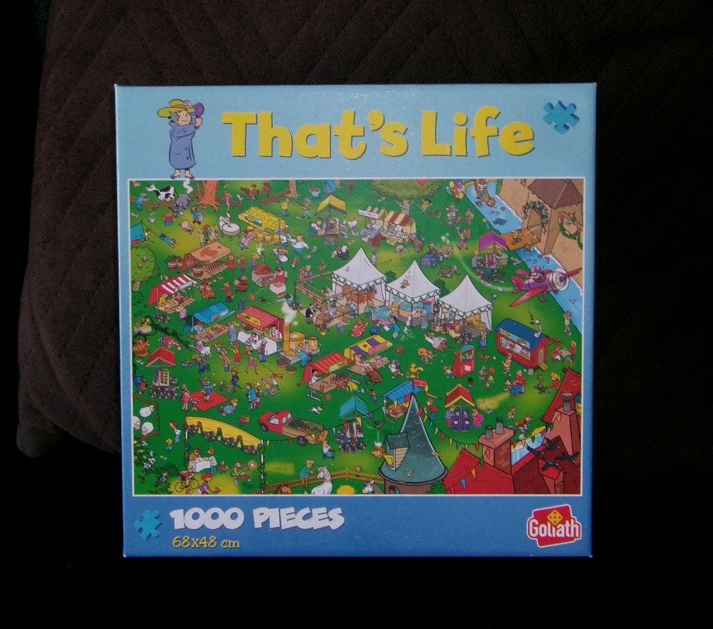 Puzzel 1000 stukjes. That's Life. Merk : Goliath, Ophalen of Verzenden, 500 t/m 1500 stukjes, Gebruikt, Legpuzzel