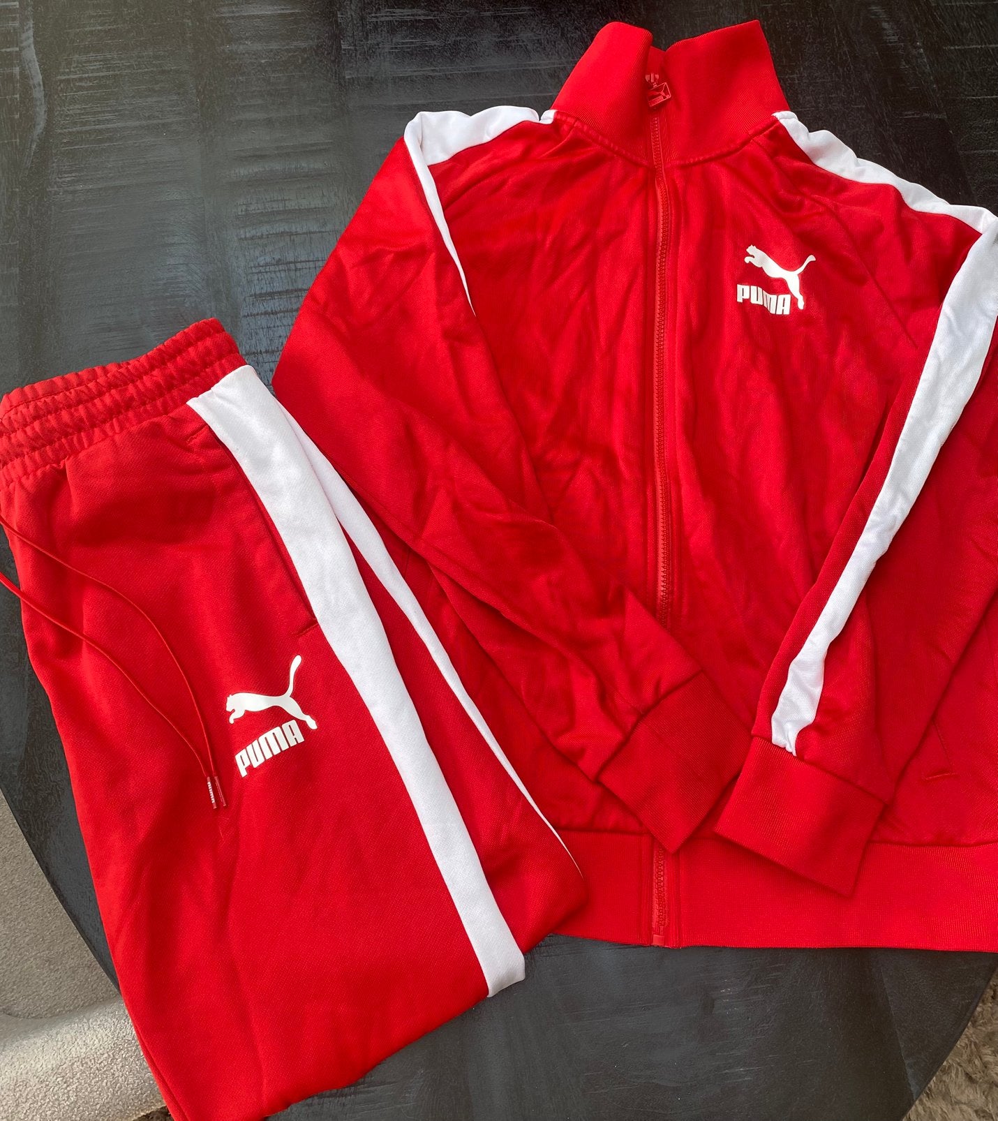 PUMA trainingspak, Maat 48/50 (M), Ophalen of Verzenden, Zo goed als nieuw, Rood