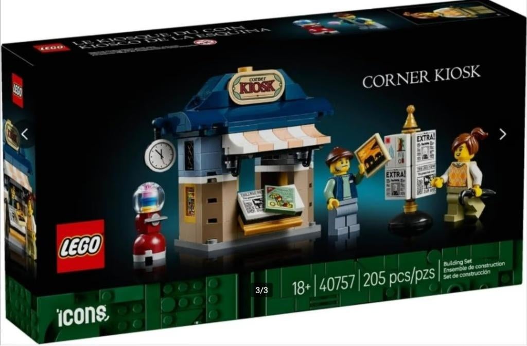LEGO Icons Corner Kiosk (40757) (Nieuw), Lego, Nieuw, Ophalen of Verzenden, Icons