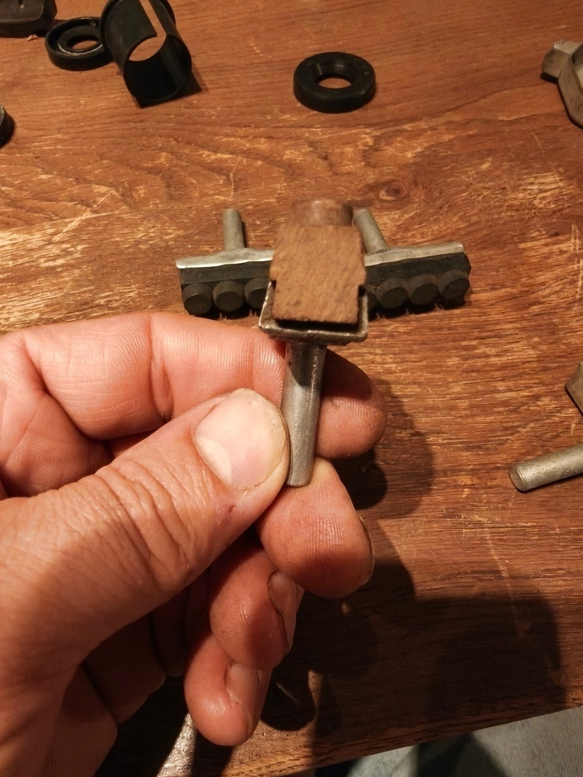 Solex/Mobylette Remschoenen met houder, Ophalen of Verzenden, Gebruikt, Overige typen, Solex/Mobylette