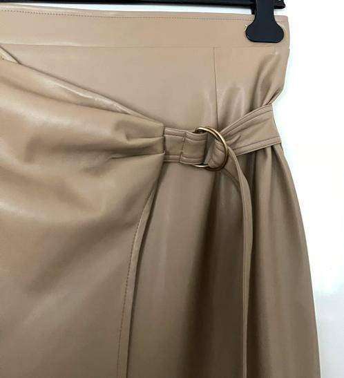 Le Grand sud lederlook rok maat 44 [DMv], Beige, Maat 42/44 (L), Nieuw, Ophalen of Verzenden
