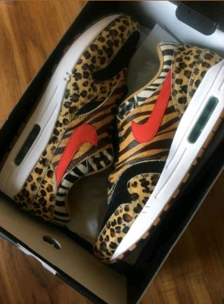 Nike Air Max 1 Animal Pack - Maat 44 safari, Ophalen, Zo goed als nieuw, Overige kleuren