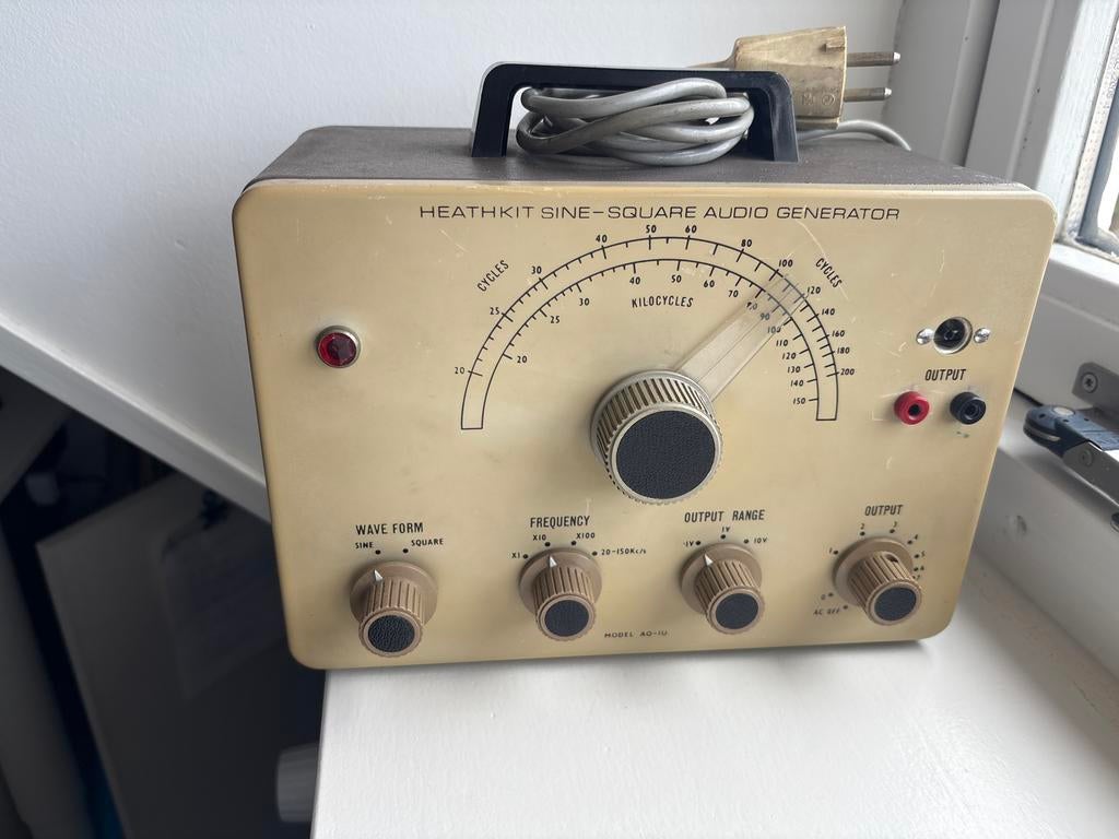 Heathkit Audio Generator AO-1U - Buizen - Werkt, Ophalen of Verzenden, Gebruikt
