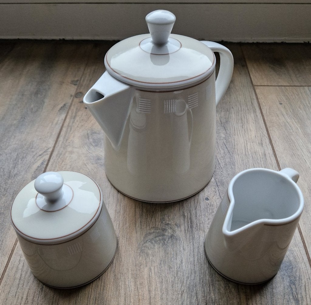 Art & Design Sahara Koffie/Theepot, melkkan en suikerpotje, Huis en Inrichting, Overige merken, Overige typen, Nieuw, Ophalen of Verzenden