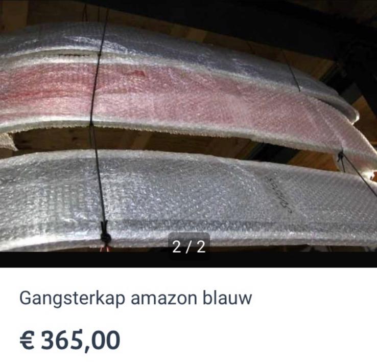 Gangsterkap groen voor de volvo amazon, Ophalen of Verzenden, Voor, Volvo, Achterklep