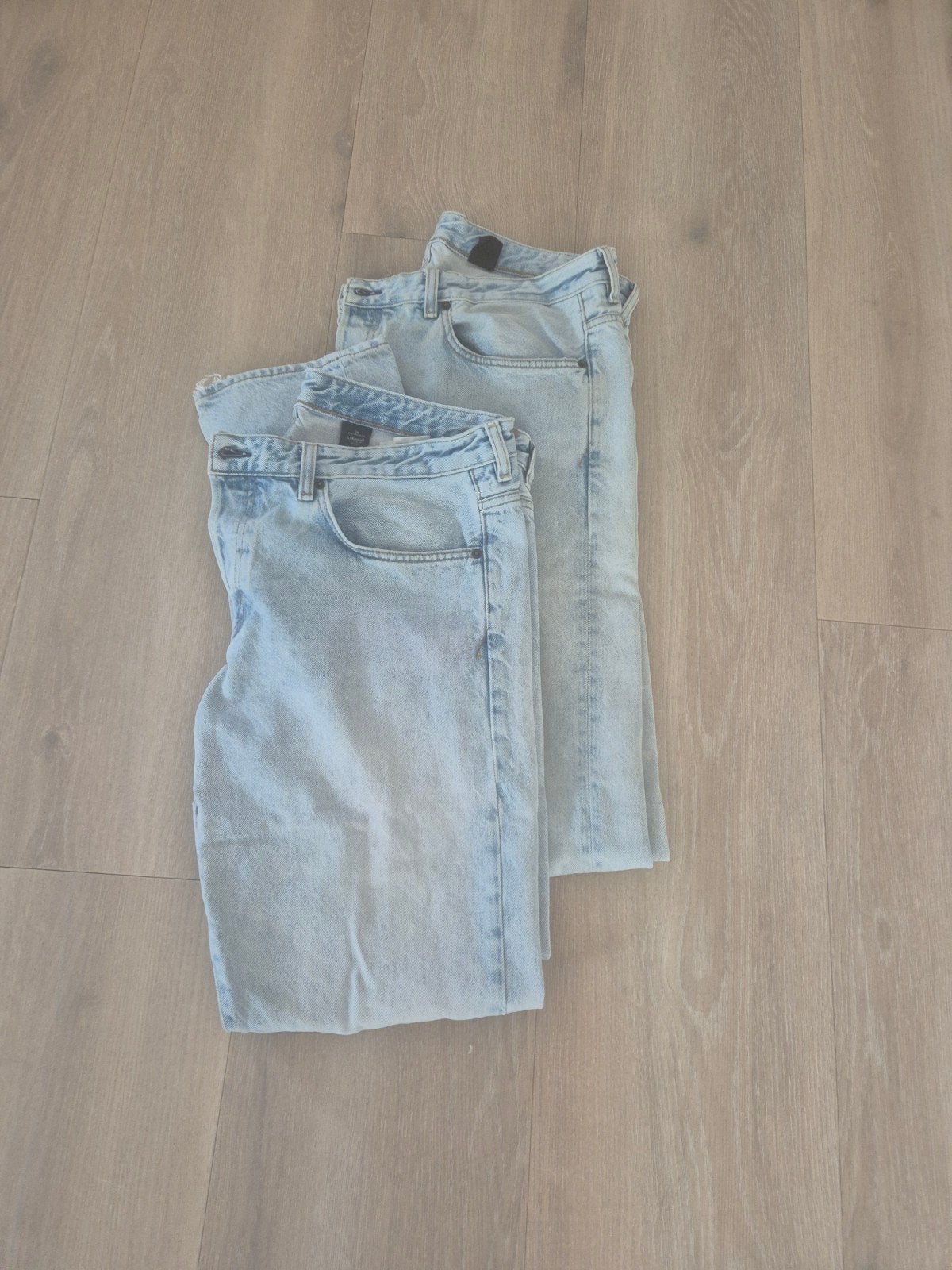 2x Jeans rechte pijp maat W36 L32, Kleding | Heren, Spijkerbroeken en Jeans, Ophalen of Verzenden, Zo goed als nieuw, Blauw, W36 - W38 (confectie 52/54)