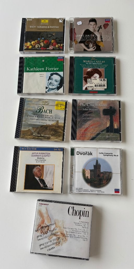 Shlomo Mintz, Ashkenazy Jansen, Kathleen Ferrier, Rubinstein, Gebruikt, Overige typen, Ophalen of Verzenden, Classicisme