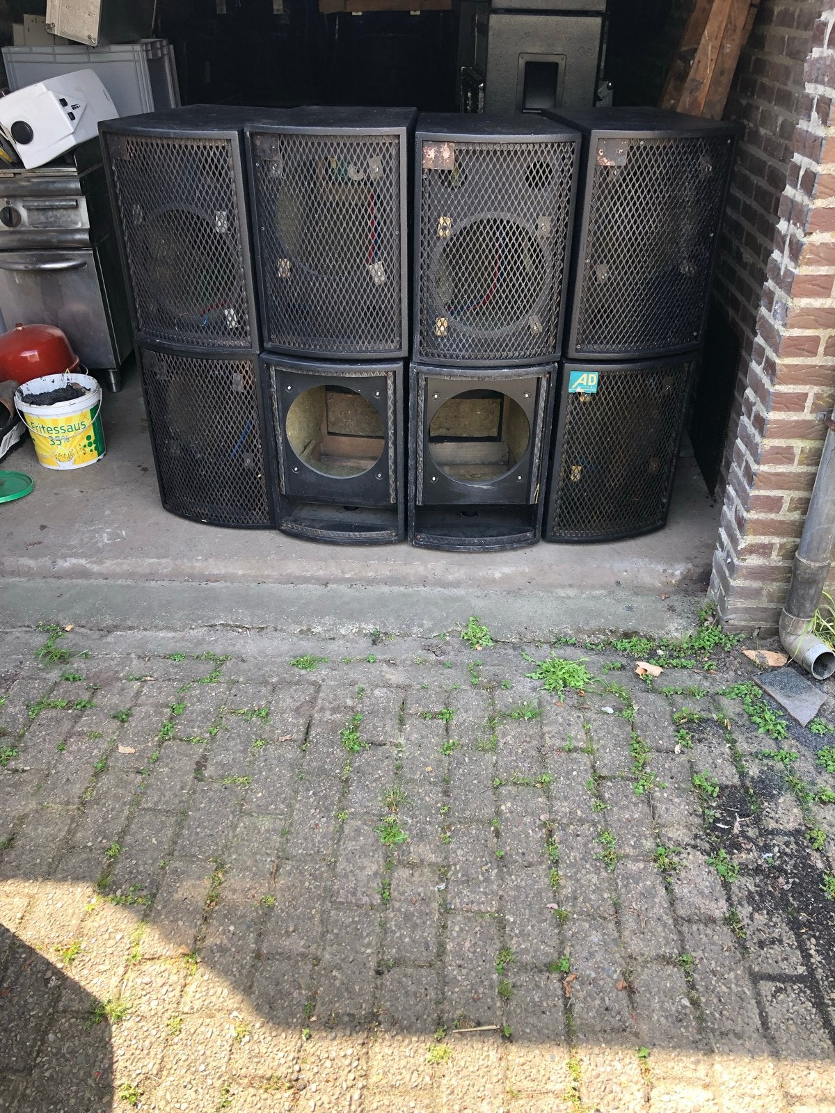 Audience Delight AD-1 speakerkasten leeg (set), Audio, Tv en Foto, Ophalen of Verzenden, Gebruikt, Overige typen, Overige merken