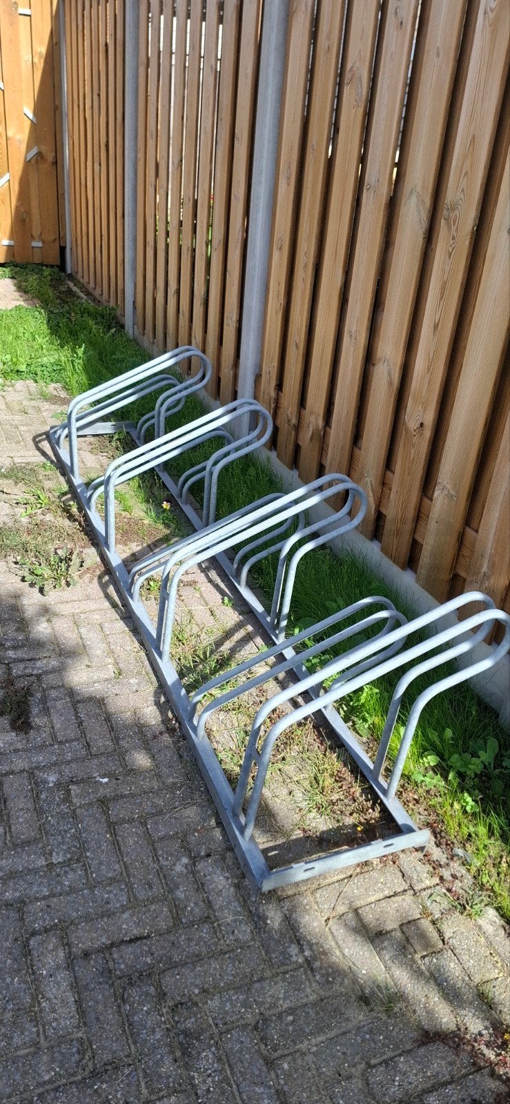 Fietsenrek voor 8 fietsen, Ophalen, Gebruikt