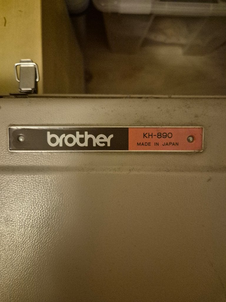 Breimachine brother KH890, Ophalen, Gebruikt, Breien, Machine