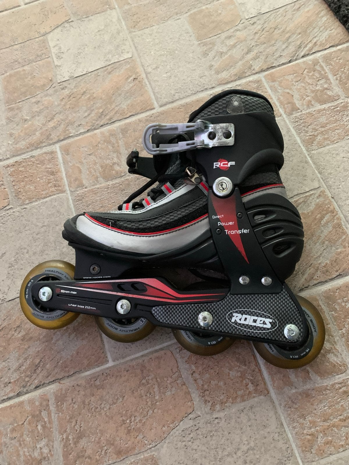 Roces Inline Skates Maat 38 met Bescherming, Ophalen, Gebruikt, Inline skates 4 wielen, Heren