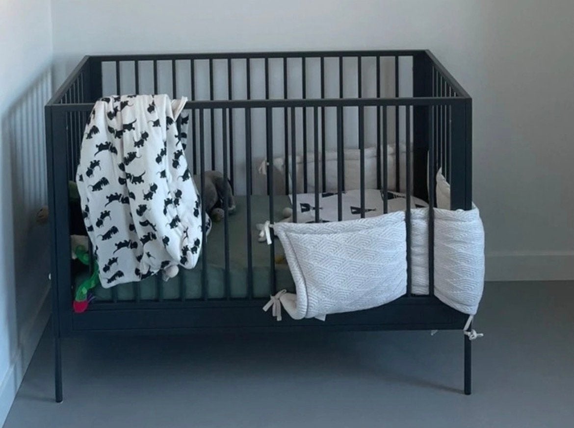 Coming kids ledikant metaal 60x120 cm antraciet, Kinderen en Baby's, Babywiegjes en Ledikanten, Ophalen