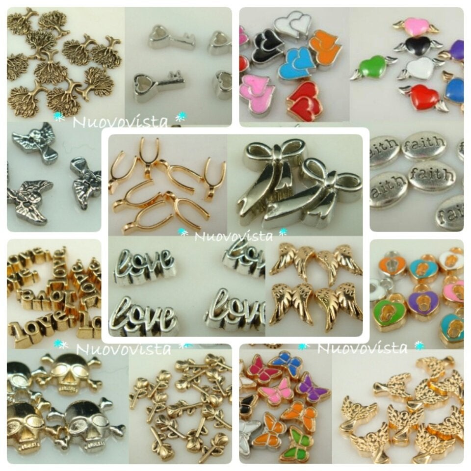 Bedels Floating charms voor Memory Locket en Locket Munten, Sieraden, Tassen en Uiterlijk, Bedels, Overige merken, Overige materialen