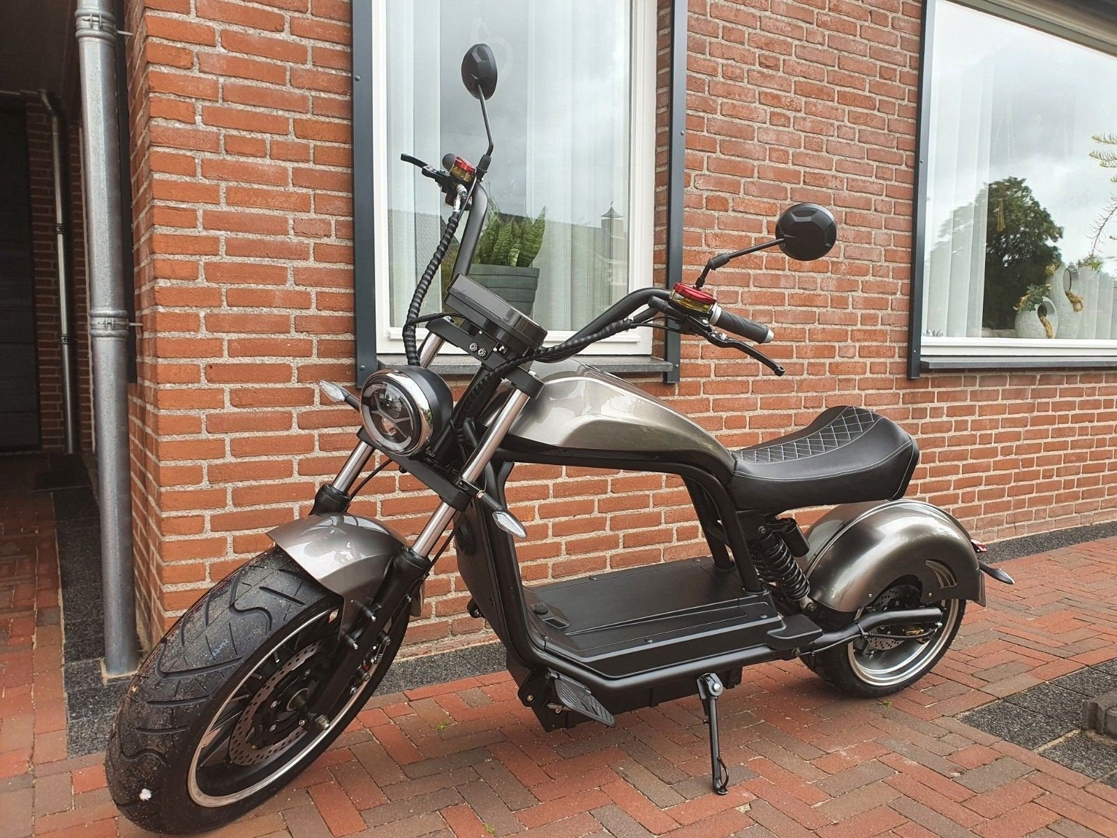 Cafe e chopper luqi hl6.0, Fietsen en Brommers, Snorfietsen en Snorscooters, Verzenden, Zo goed als nieuw, Elektrisch, Overige merken