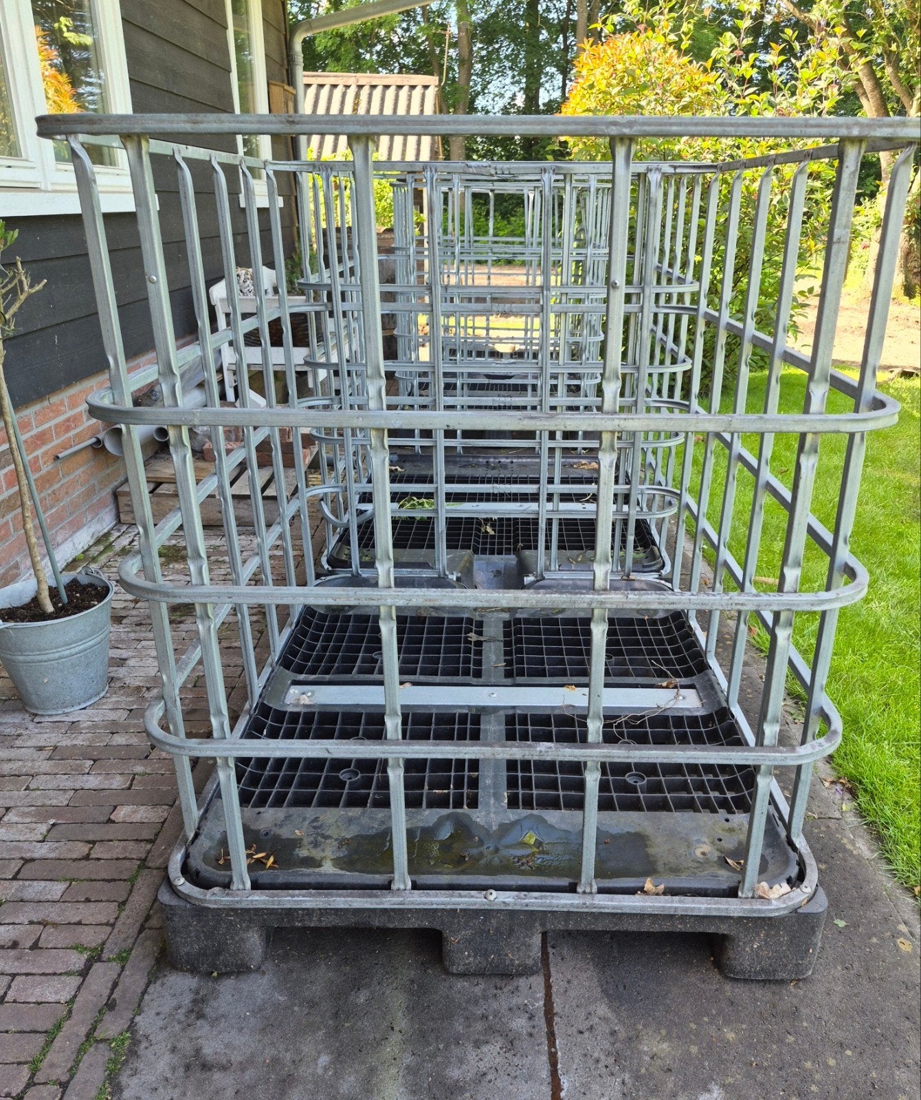 IBC kratten met kunststof bodem, Ophalen, Gebruikt, 100 cm of meer, 60 cm of meer