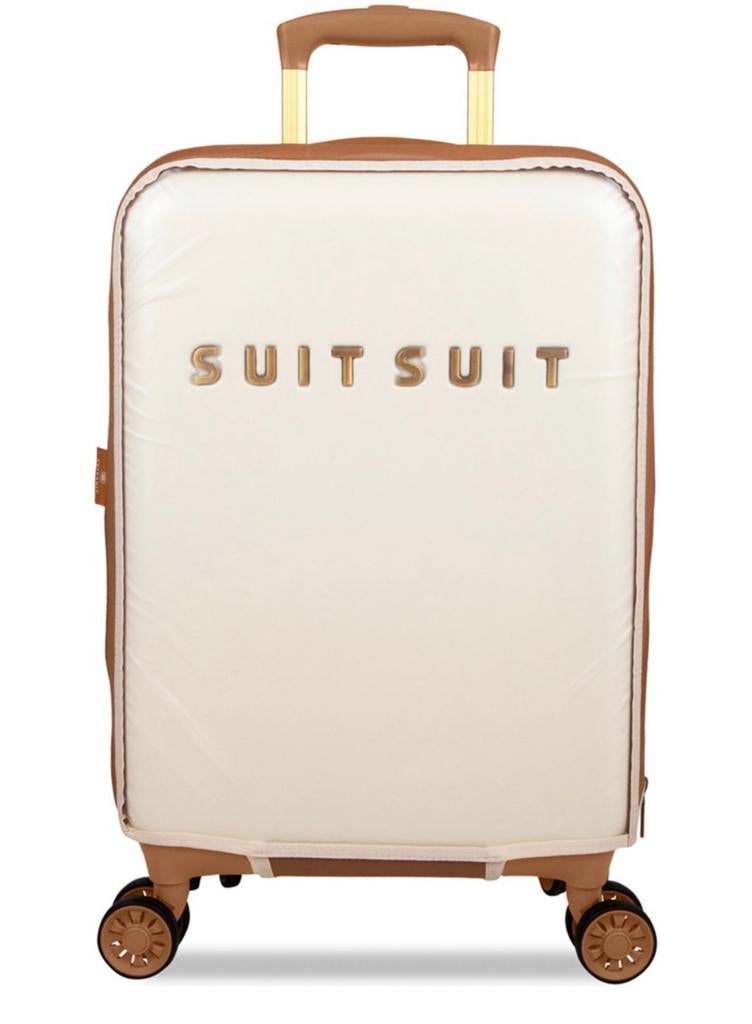 SUITSUIT Fab Seventies Handbagage koffer 55 cm Antique White, Ophalen, Nieuw, 40 tot 60 cm, 30 cm of meer