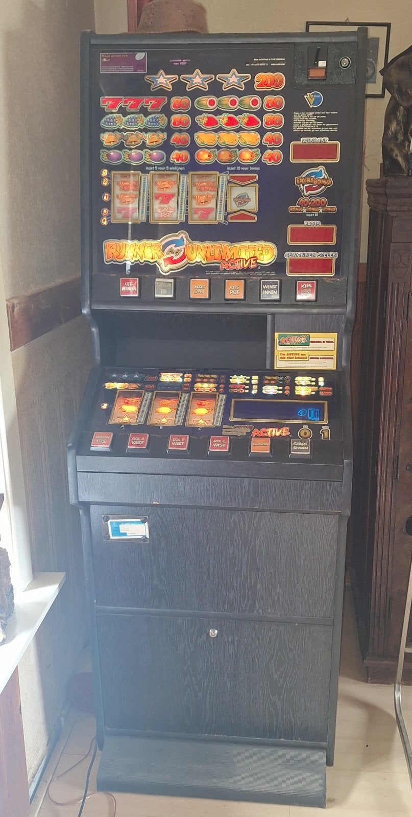 gokkast, Verzamelen, Automaten | Gokkasten en Fruitautomaten, Gulden, Ophalen, Gebruikt, Met sleutels