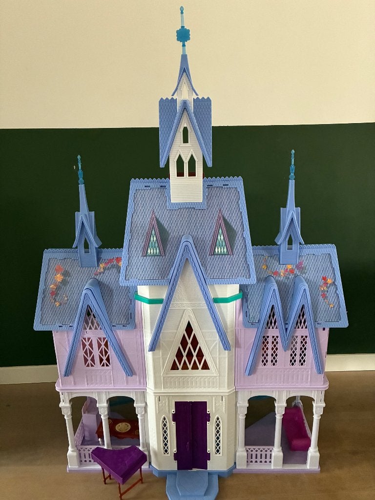 Elsa frozen kasteel, Ophalen, Zo goed als nieuw, Poppenhuis