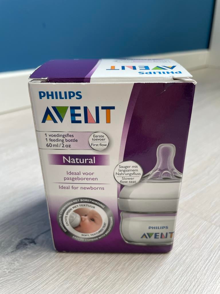 Philips Avent Natural Voedingsfles 60ml - Nieuw, Ophalen of Verzenden, Nieuw, Overige typen
