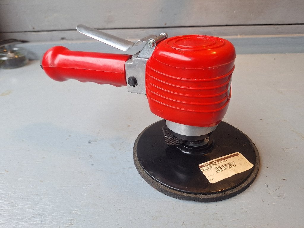 Red Rooster RRO-150S pneumatische schuurmachine 150mm, Ophalen of Verzenden, Zo goed als nieuw