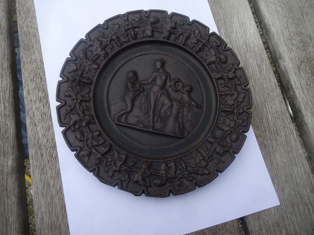 Gietijzeren van Braun GFS uit Essen vrouwelijk naakt, Antiek en Kunst, Ophalen of Verzenden