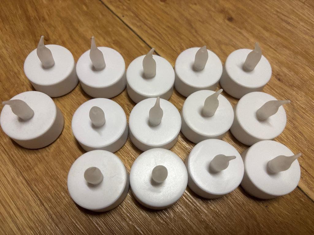 elen Theelichtjes LED - Box met 14 stuks, Overige materialen, Verzenden, Nieuw, Kaars