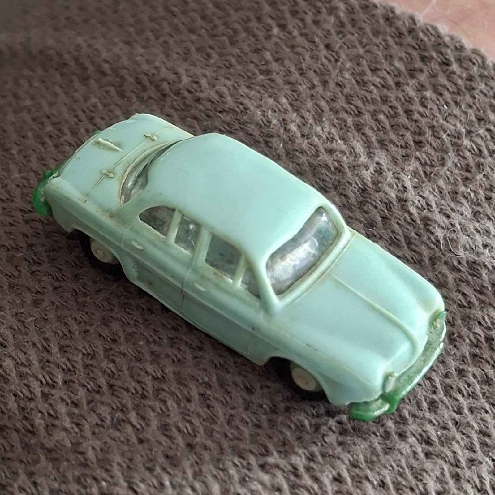 Vintage Norev Renault Dauphine Micro Miniatuur Auto, Overige merken, Gebruikt, 1:50 of kleiner, Auto