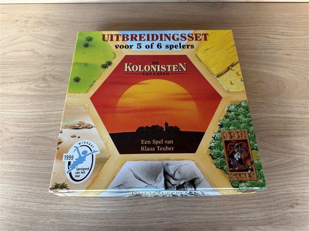 Kolonisten van catan uitbreiding set 5 6 spelers hout - S720, Hobby en Vrije tijd, Ophalen of Verzenden, Zo goed als nieuw
