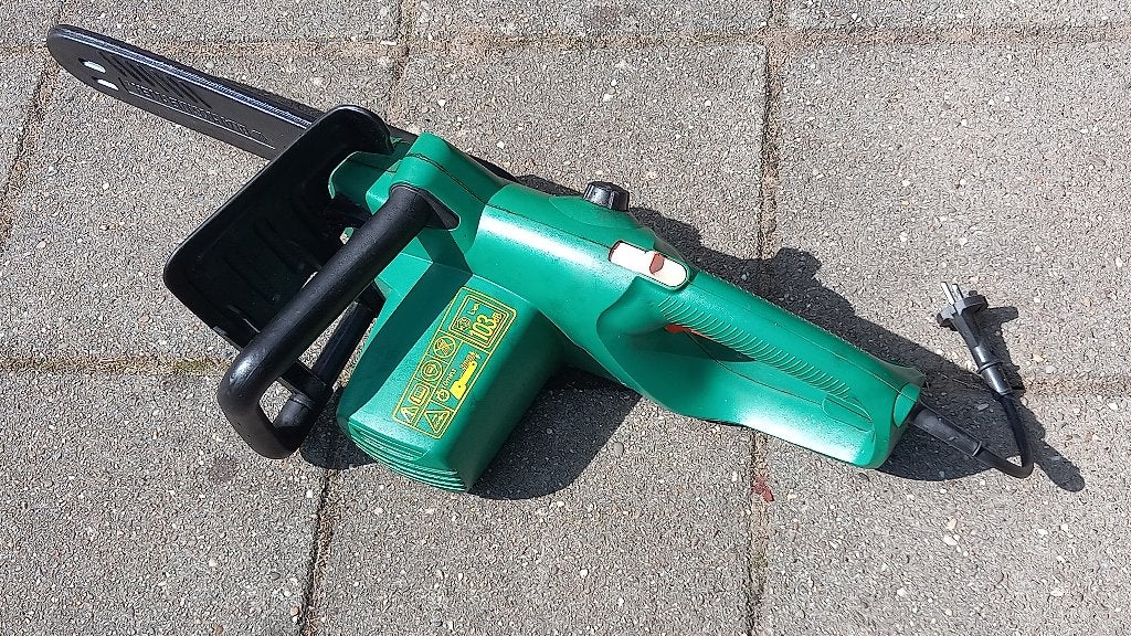 Electrische kettingzaag, Ophalen, Gebruikt, Black & Decker