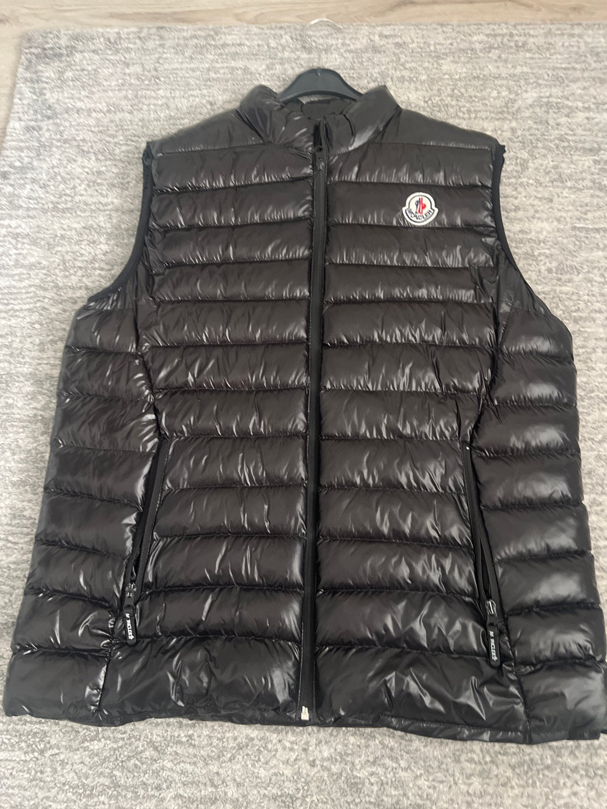Moncler Bodywarmer Zwart - Maat xxl, Ophalen, Zo goed als nieuw, Maat 52/54 (L), Zwart