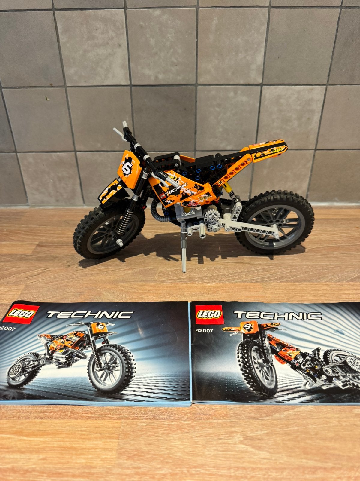 Lego Technic Crossmotor (42007), Lego, Compleet, Ophalen of Verzenden, Zo goed als nieuw