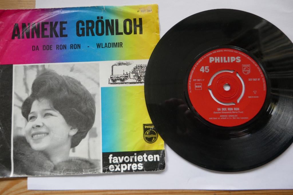 Single:  Anneke Grönloh – Da Doe Ron Ron, Ophalen of Verzenden, Gebruikt, Nederlandstalig, Single